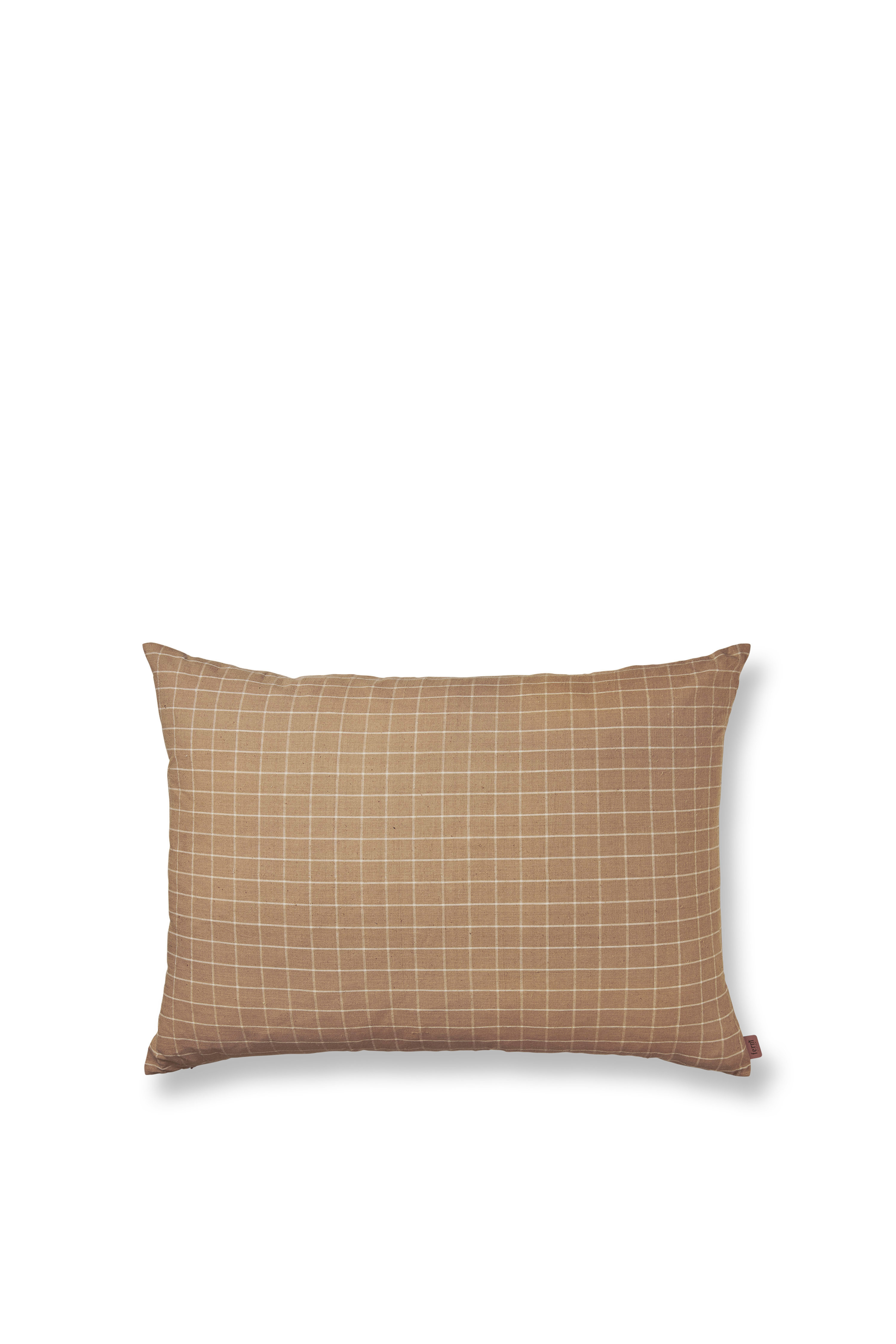 Brown Cotton Cushion