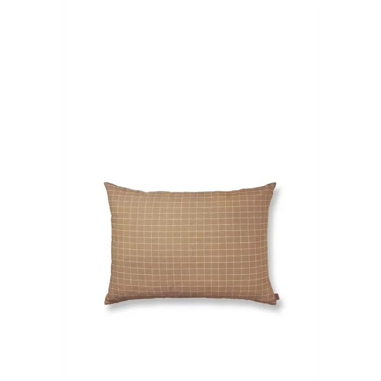 Brown Cotton Cushion