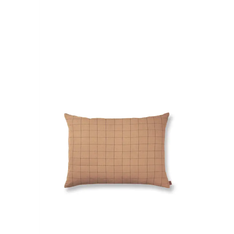 Brown Cotton Cushion