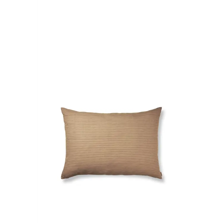 Brown Cotton Cushion