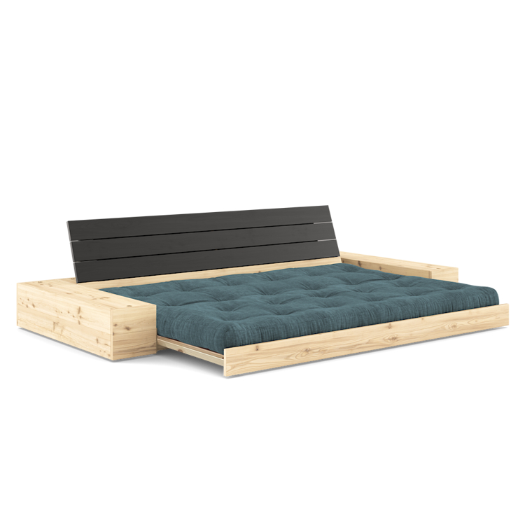 Base with 2 Sideboxes Black Night lacquered