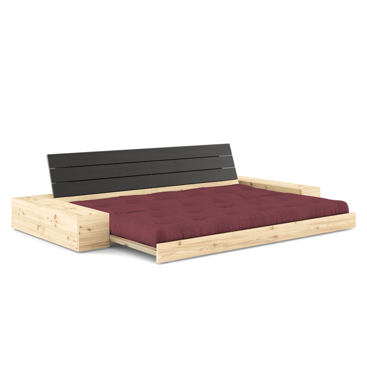 Base with 2 Sideboxes Black Night lacquered