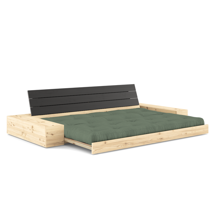 Base with 2 Sideboxes Black Night lacquered