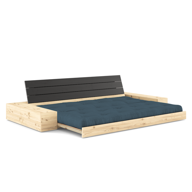 Base with 2 Sideboxes Black Night lacquered