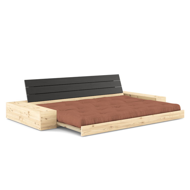 Base with 2 Sideboxes Black Night lacquered
