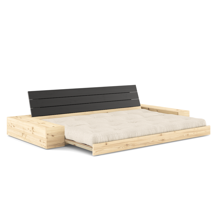 Base with 2 Sideboxes Black Night lacquered