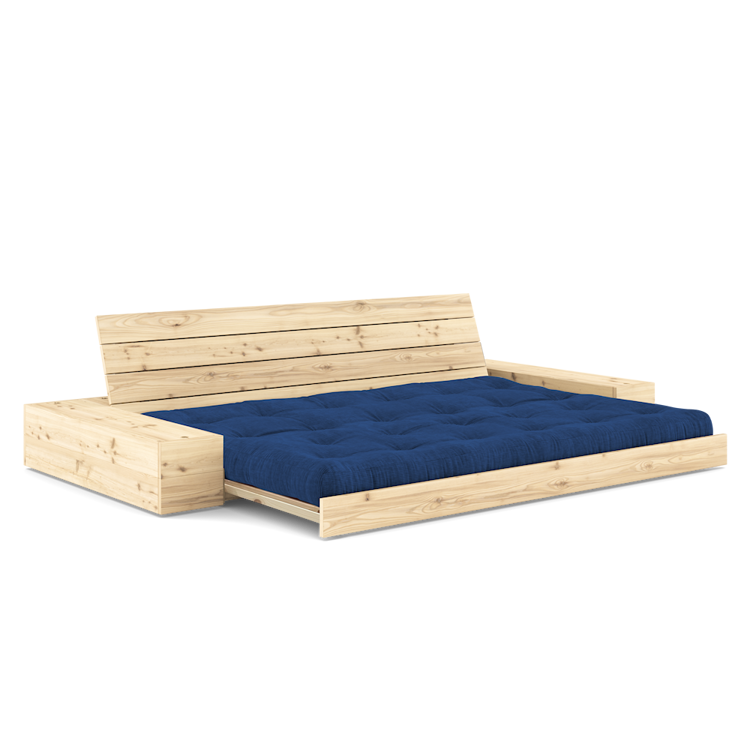 Base with 2 Sideboxes Clear lacquered