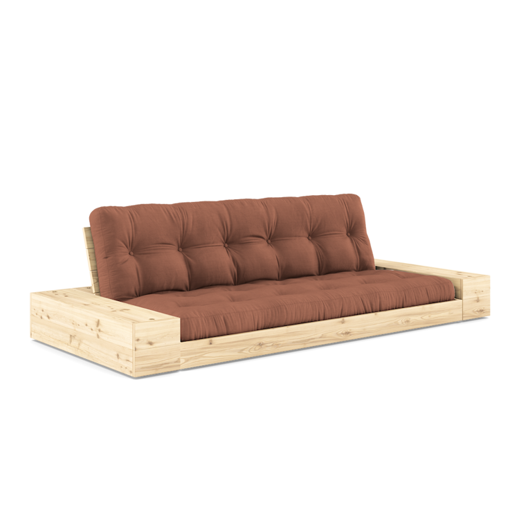 Base with 2 Sideboxes Clear lacquered