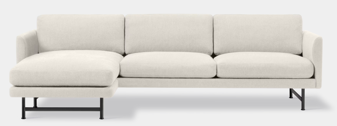 Calmo 80 Sofa, 3 Sitzer mit Chaiselong