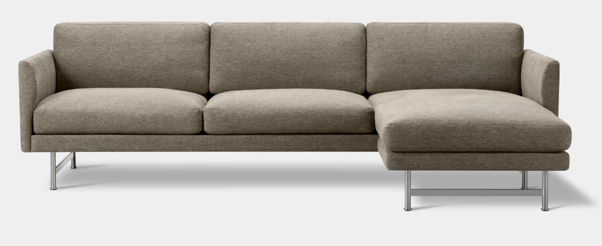 Calmo 80 Sofa, 3 Sitzer mit Chaiselong