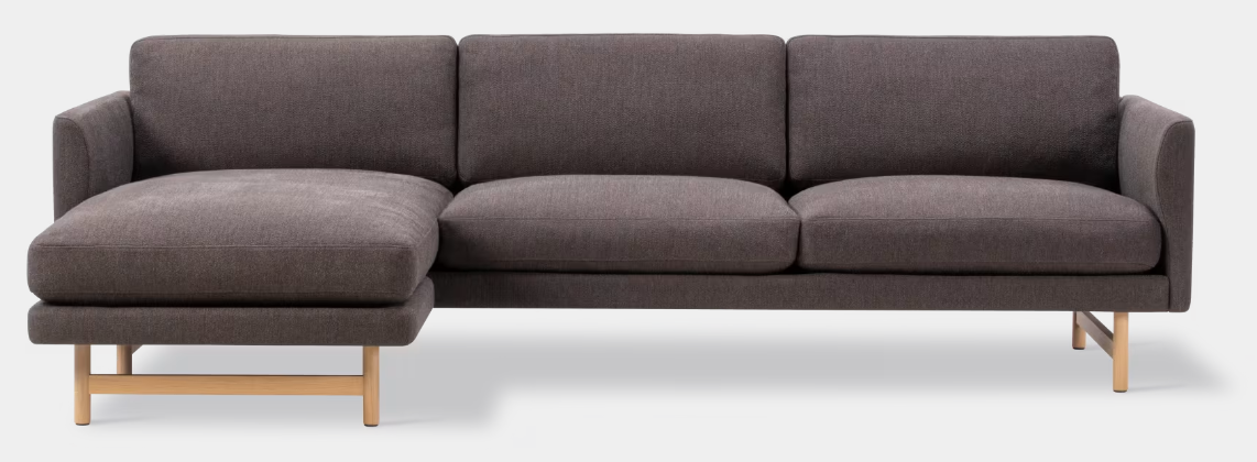 Calmo 80 Sofa, 3 Sitzer mit Chaiselong