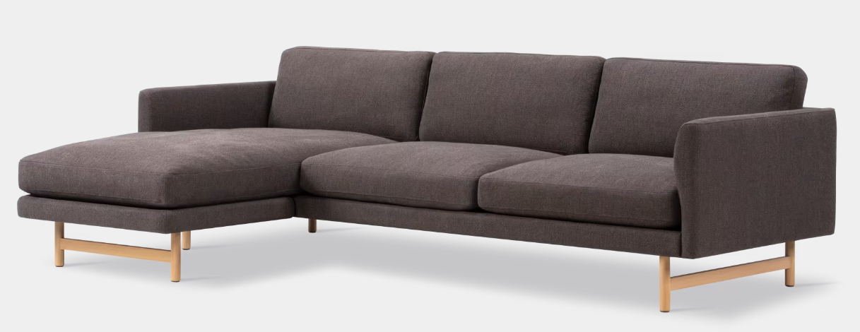 Calmo 80 Sofa, 3 Sitzer mit Chaiselong