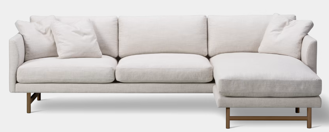 Calmo 80 Sofa, 3 Sitzer mit Chaiselong