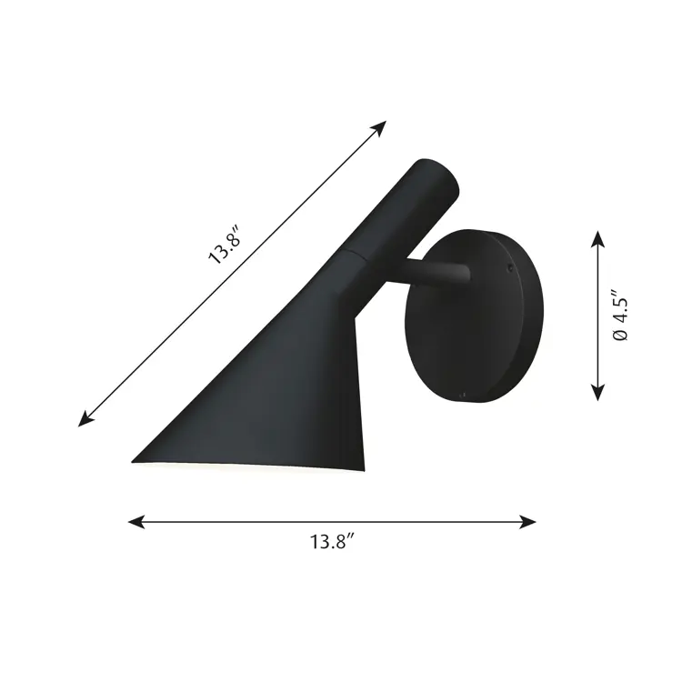 AJ 50 Wand Aluminiumfarben Struktur