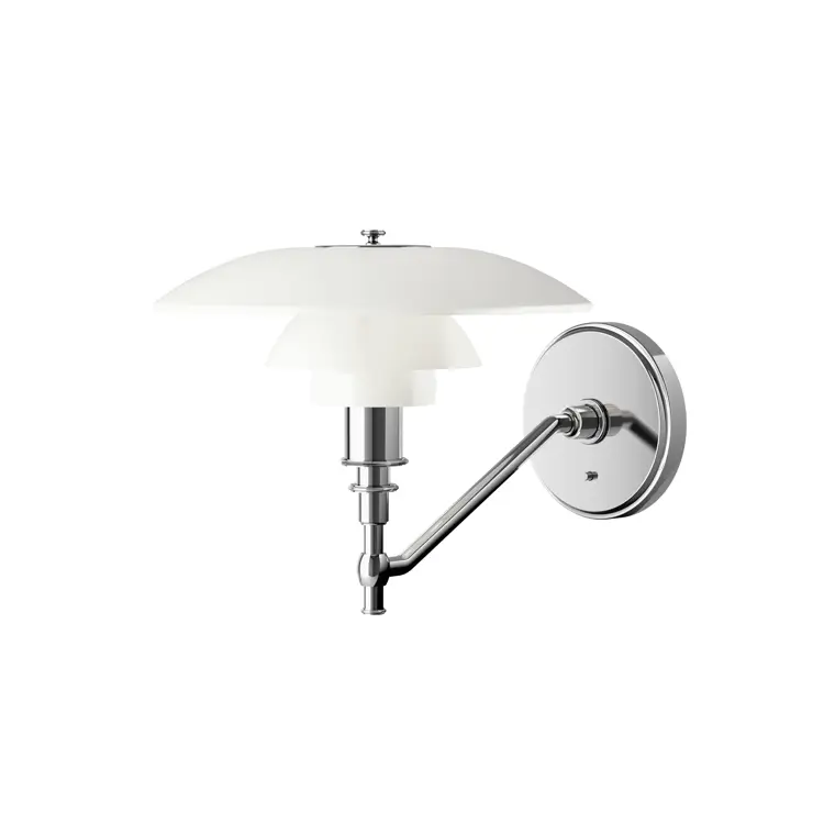 PH 3/2 Wandleuchte White Opal Glass