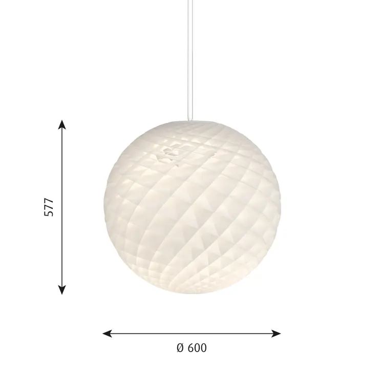 Patera White Ø 900