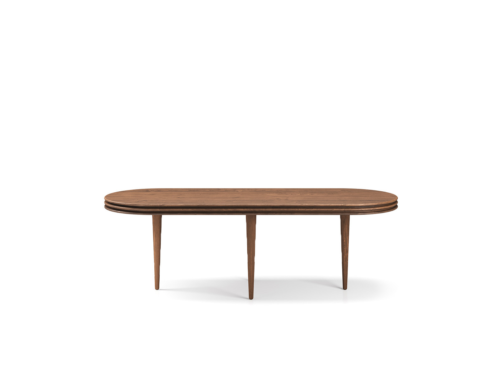 Groove Coffee Table Oval