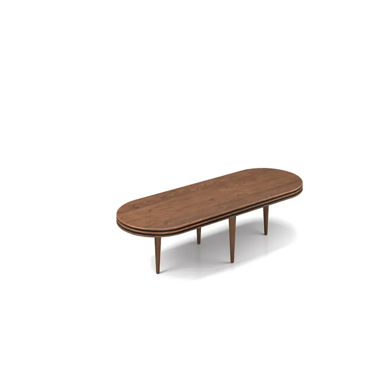 Groove Coffee Table Oval