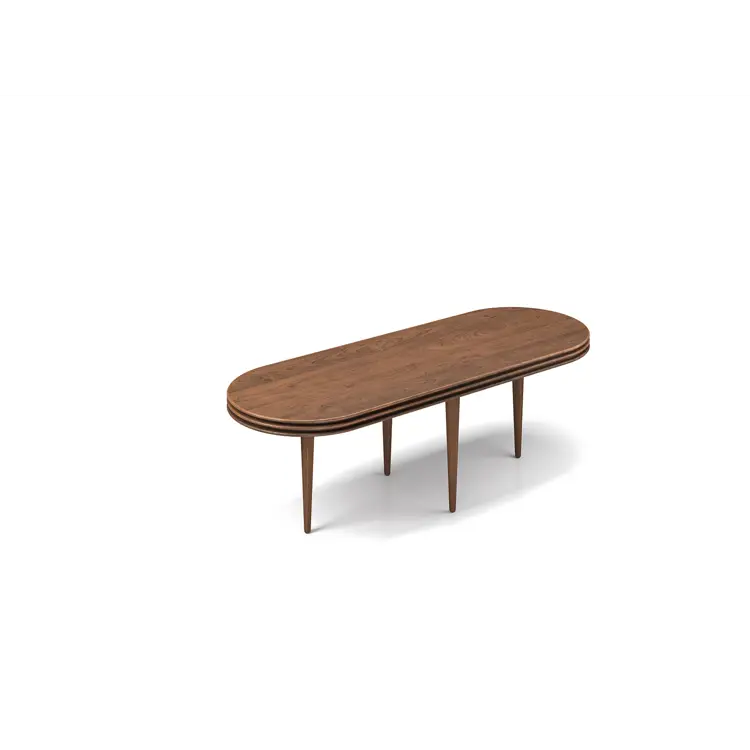 Groove Coffee Table Oval