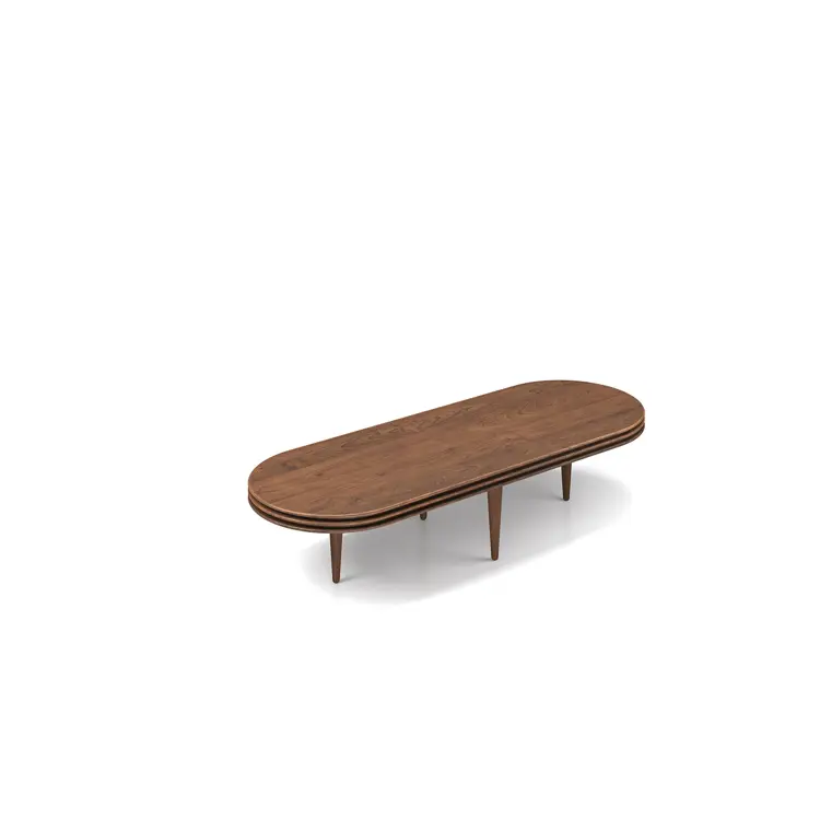 Groove Coffee Table Oval