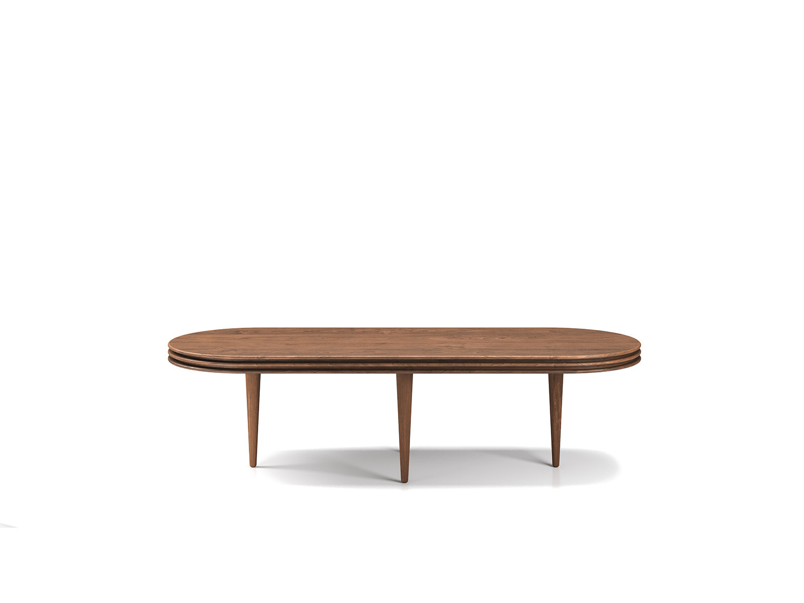 Groove Coffee Table Oval