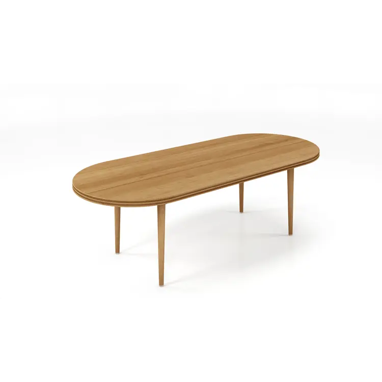 Groove Table oval