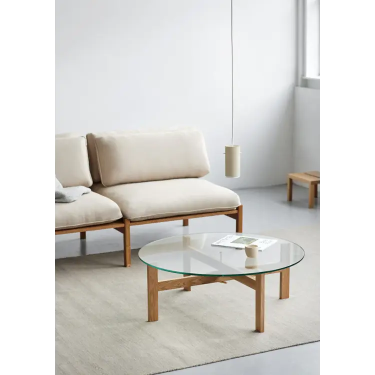 Round Coffee Table, 88 cm, Oak (FSC 100%)