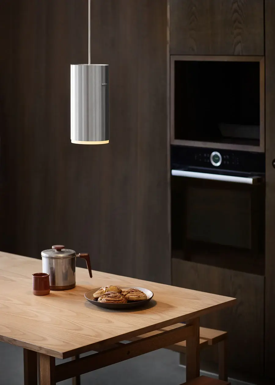 Tube Pendant, Pine Green, Small