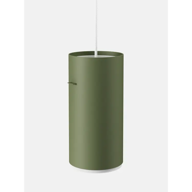 Tube Pendant, Pine Green, Small