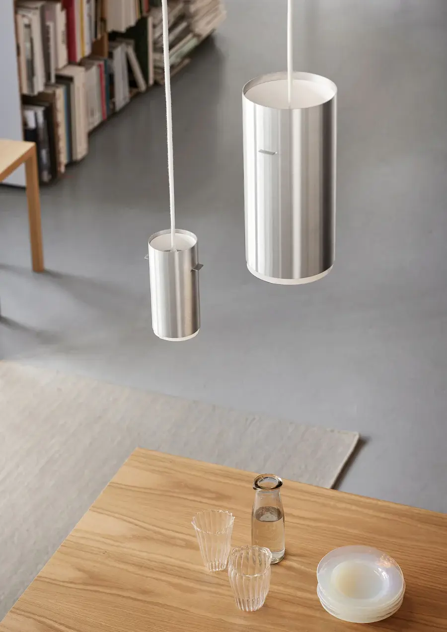 Tube Pendant, Pine Green, Small