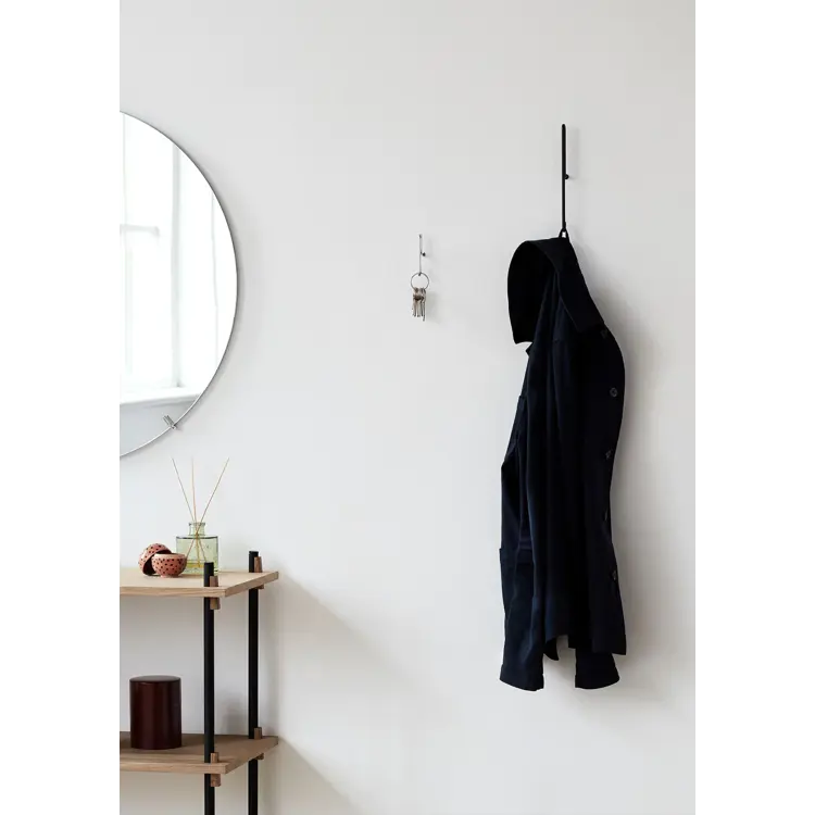 Wall Hook, Matt Gold, Small (x2)