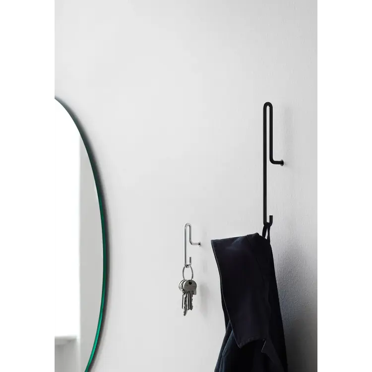 Wall Hook, Matt Gold, Small (x2)