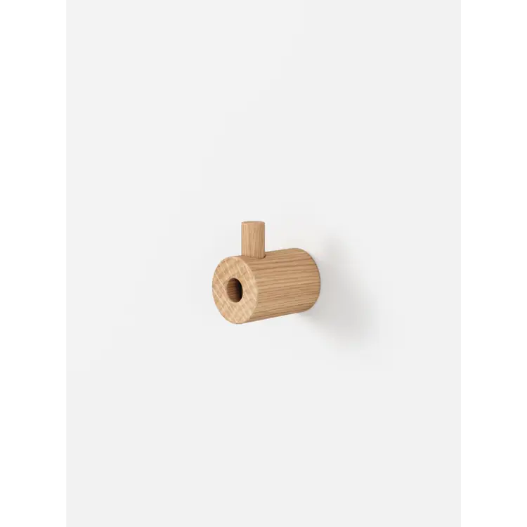 Wooden Wall Hook, Smoked Oak (FSC 100%)
