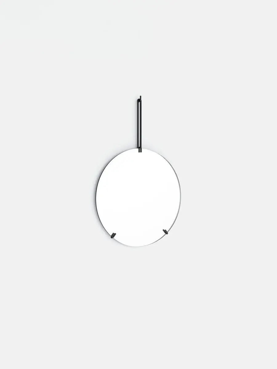 Wall Mirror, Ø70, Chrome