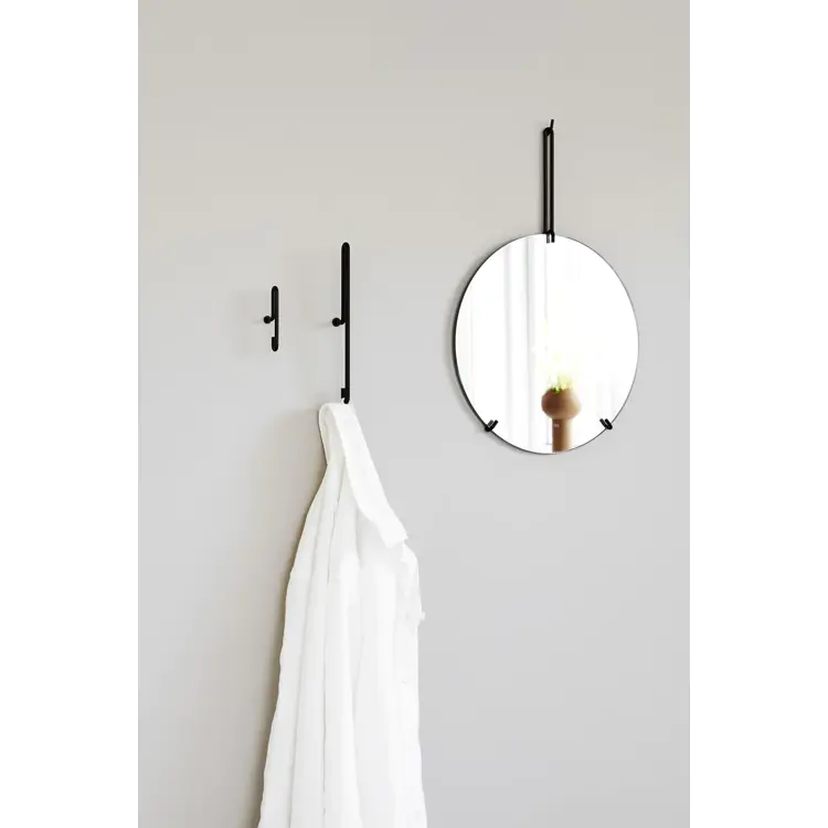 Wall Mirror, Ø70, Chrome