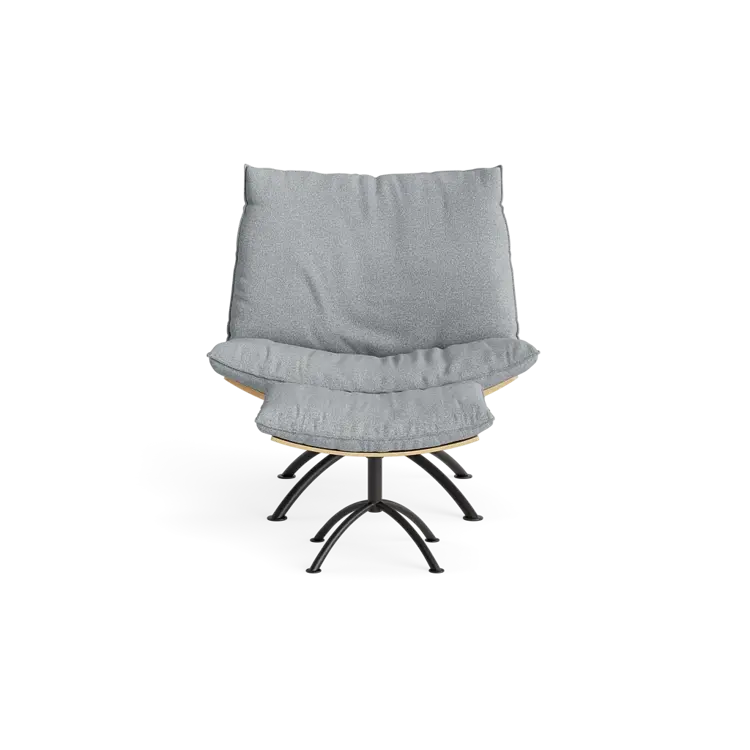 Primetime Armchair with Stool