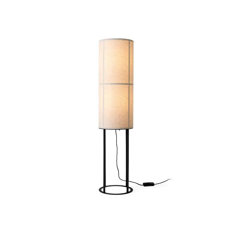 Hashira Floor Lamp, High, Steel Base, Ø30, Raw