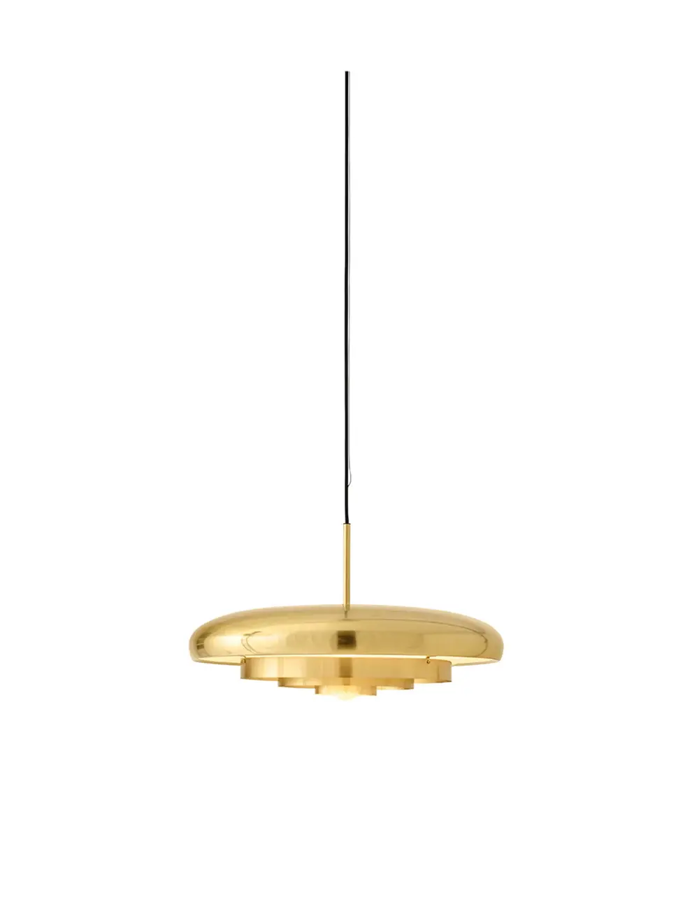 Resonant, Pendant, Brass