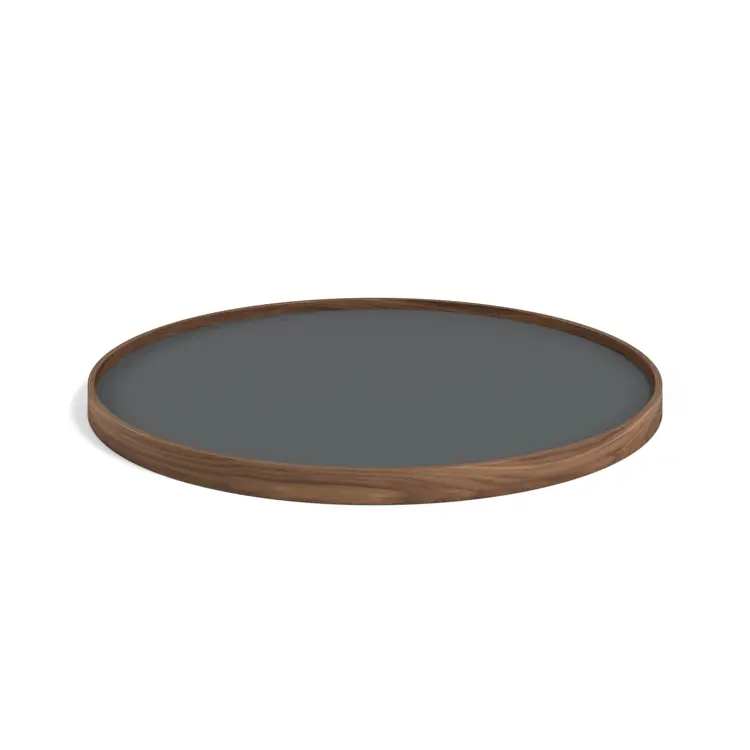 Bølling Serving Tray Model 60, Walnut, Oil, Water / Blue, Dark Blue