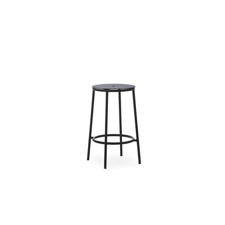 Circa Barstool 75 cm Black Steel