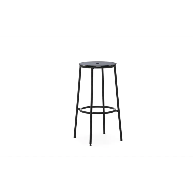 Circa Barstool 75 cm Black Steel