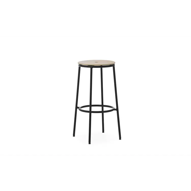 Circa Barstool 75 cm Black Steel