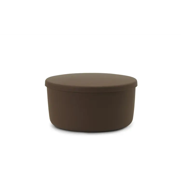 Hide Storage Pouf Large