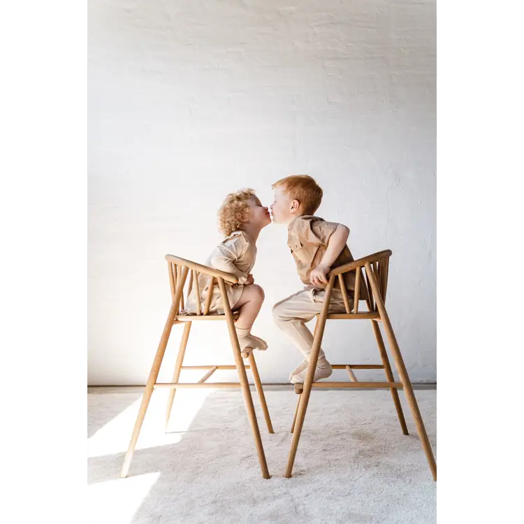 Saga High Chair - Oak
