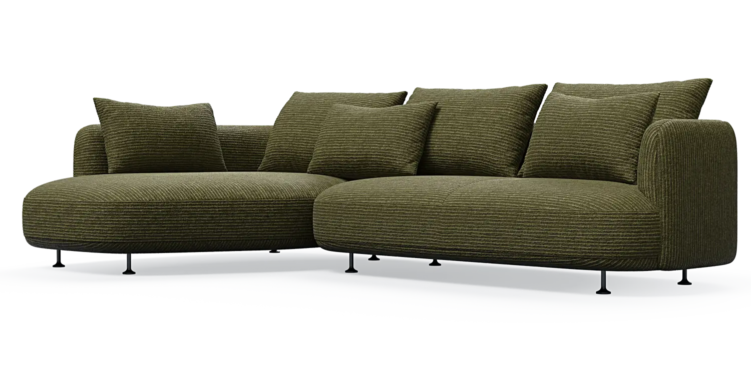 Nest 3-Sitzer mit Chaiselongue