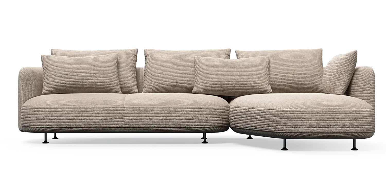 Nest 3-Sitzer mit Chaiselongue