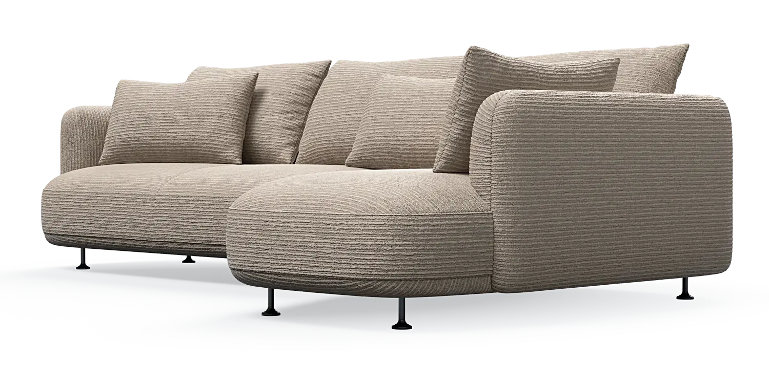 Nest 3-Sitzer mit Chaiselongue