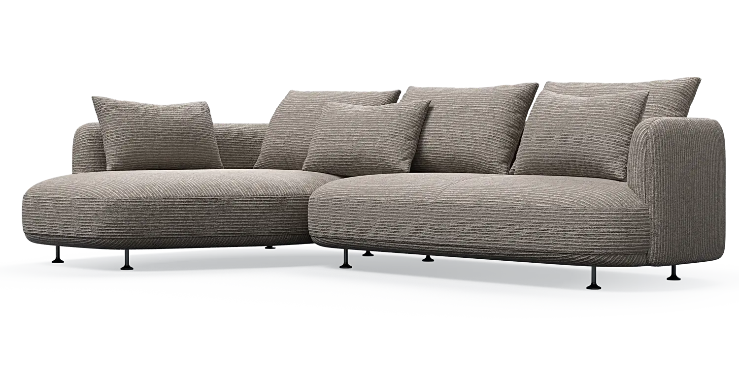 Nest 3-Sitzer mit Chaiselongue