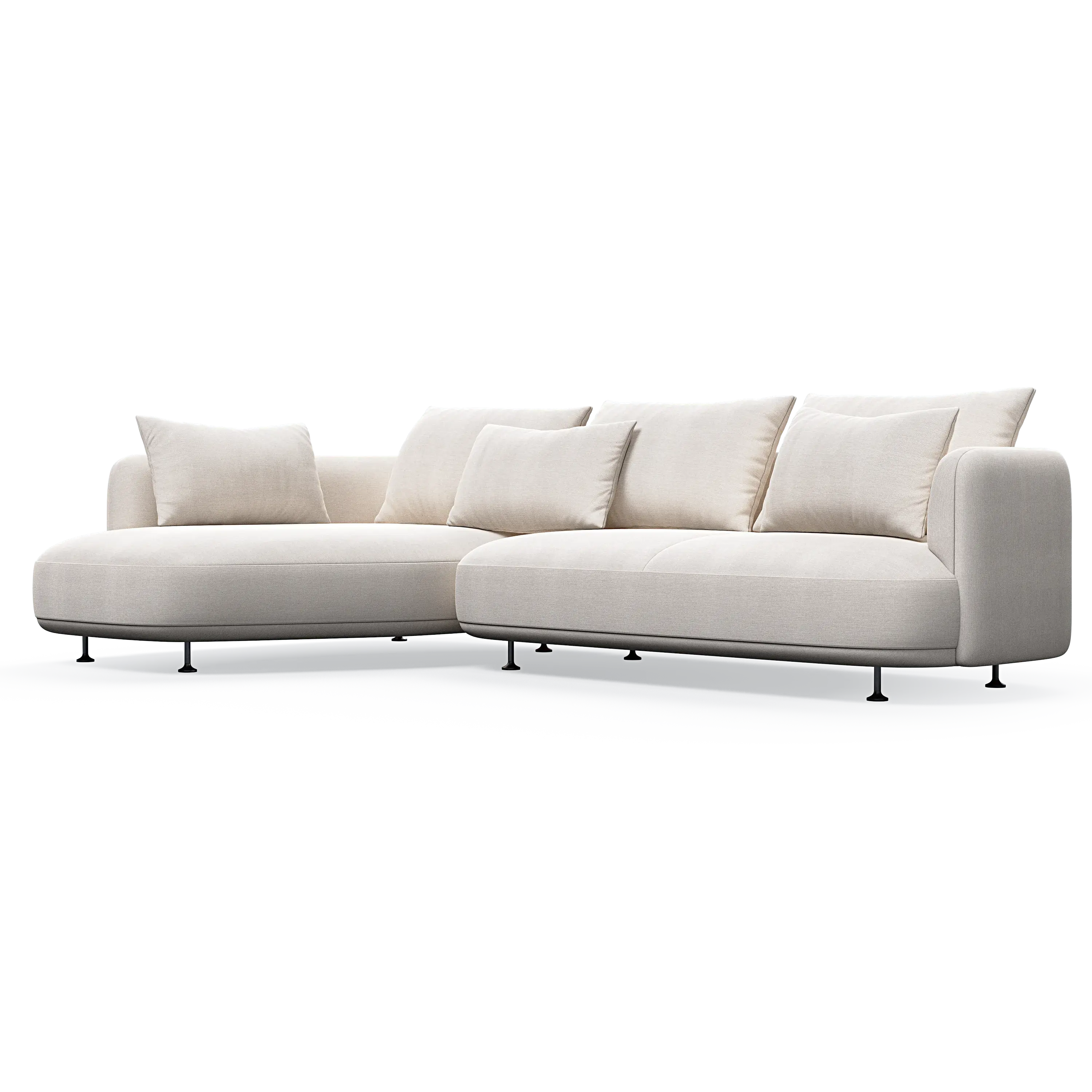 Nest 3-Sitzer mit Chaiselongue