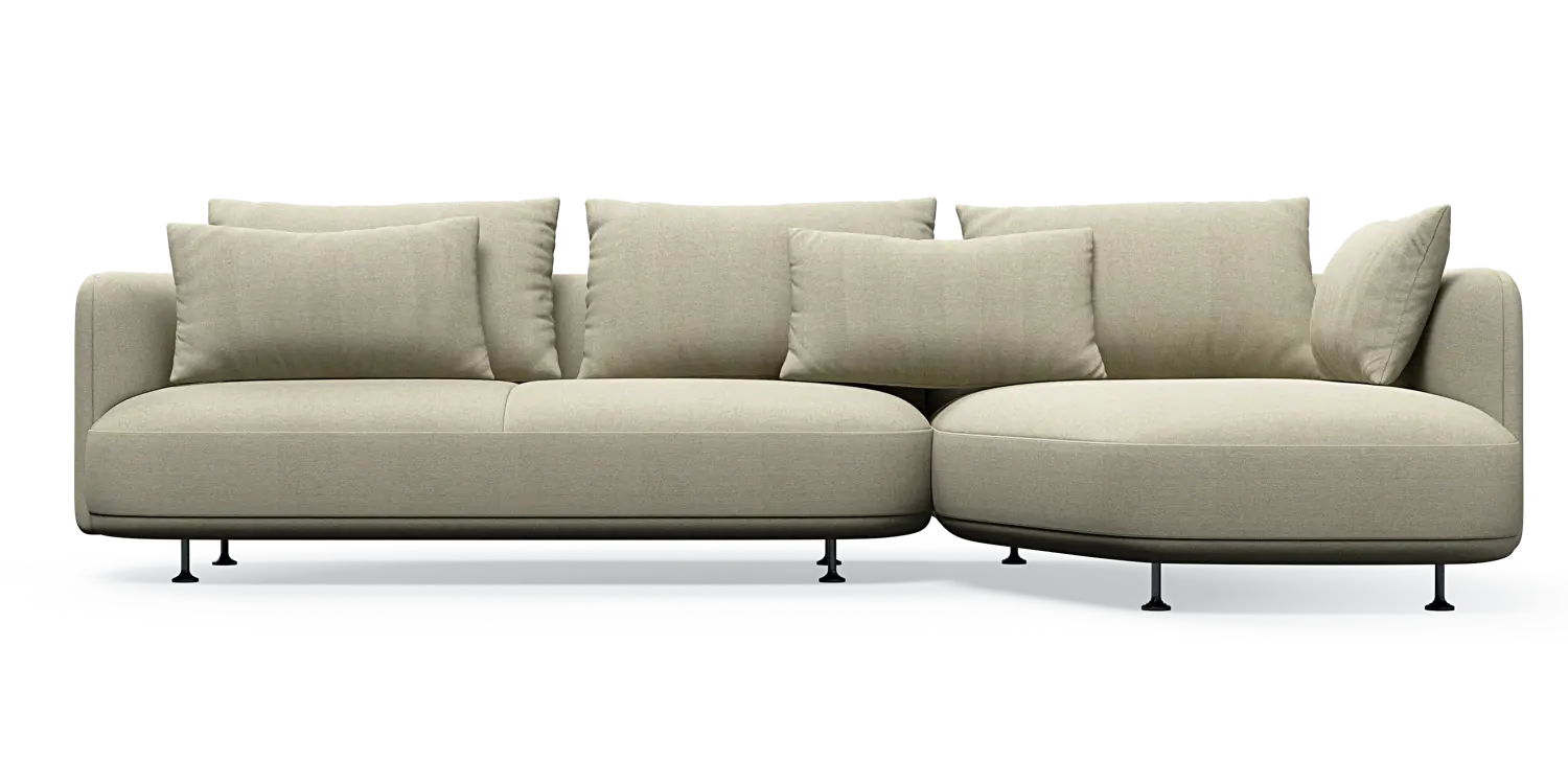 Nest 3-Sitzer mit Chaiselongue